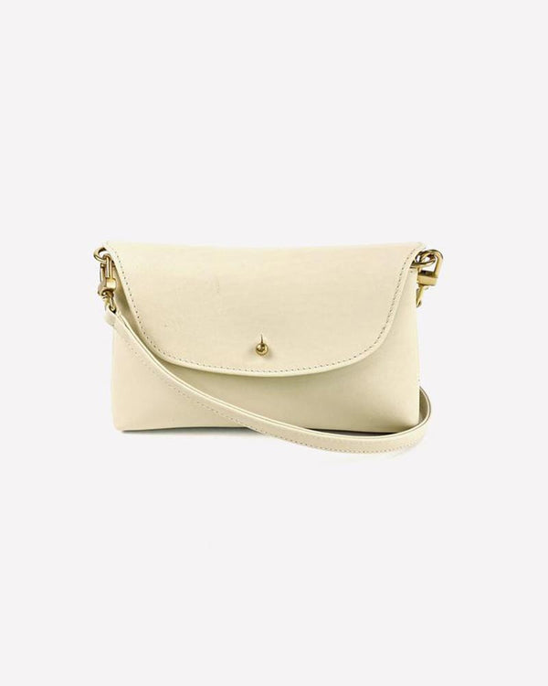 Kaanapali Crossbody in Milk Pebble Grain