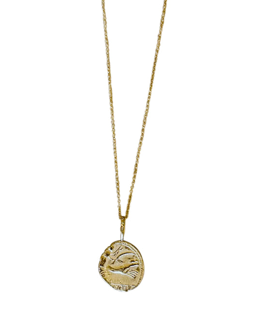 "The Harvest" Artifact Necklace in 14k Gold